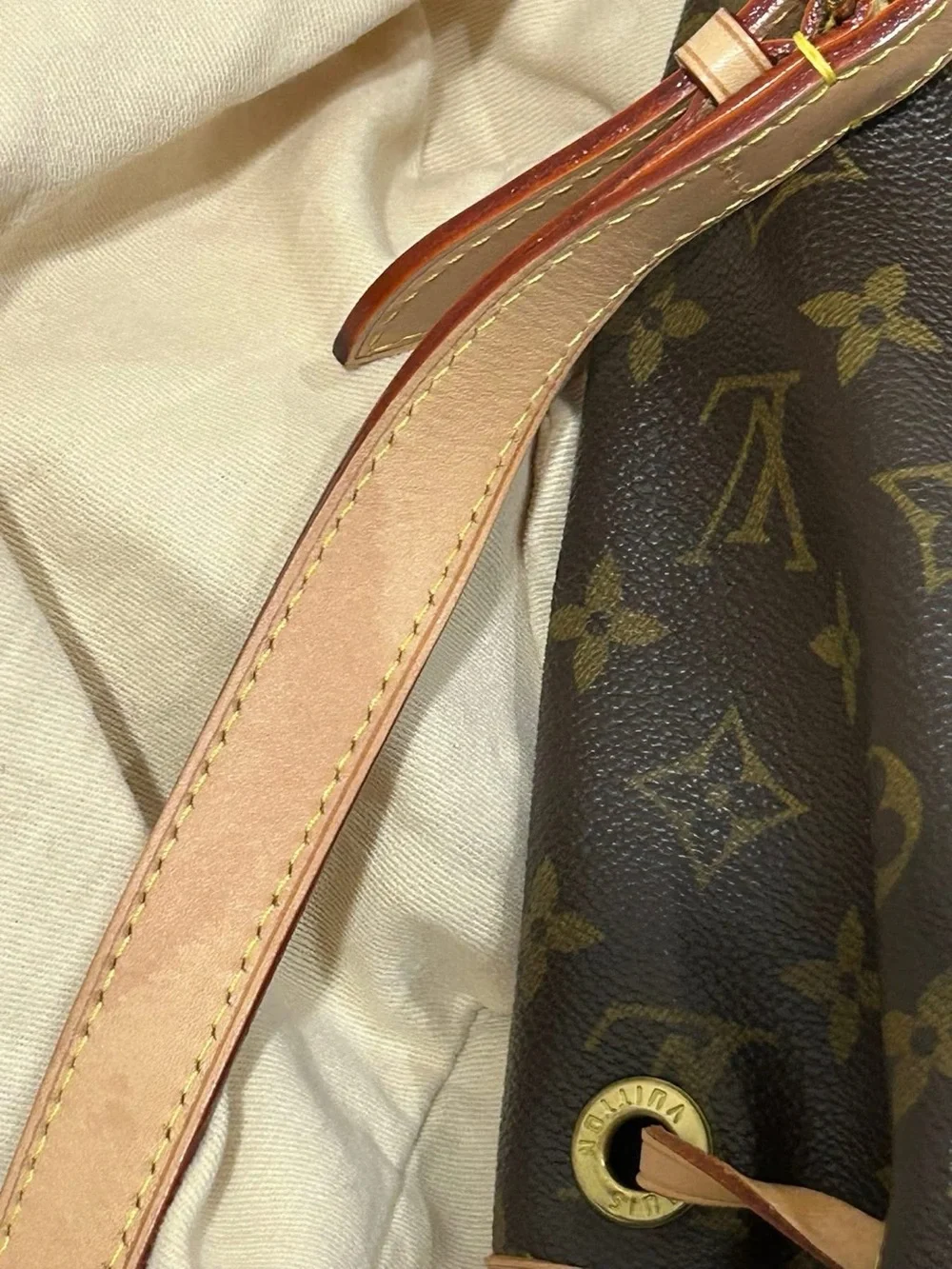 Louis Vuitton Montsouris MM Monogram Drawstring Backpack